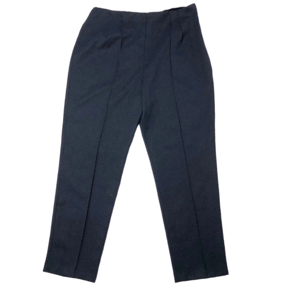 Sag Harbor straight leg pleat blue pants sz18